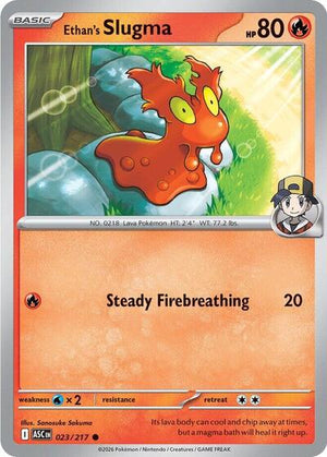 Pokemon TCG - ME: Ascended Heroes - Ethan's Slugma - 023/217