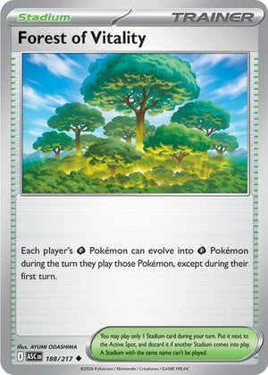 Pokemon TCG - ME: Ascended Heroes - Forest of Vitality - 188/217