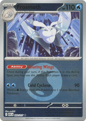 Pokemon TCG - ME: Ascended Heroes - Frosmoth - 053/217 - Energy Symbol Reverse Holofoil