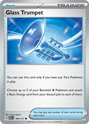 Pokemon TCG - ME: Ascended Heroes - Glass Trumpet - 189/217