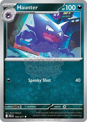 Pokemon TCG - ME: Ascended Heroes - Haunter - 124/217