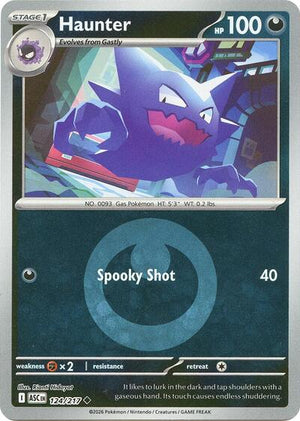 Pokemon TCG - ME: Ascended Heroes - Haunter - 124/217 - Energy Symbol Reverse Holofoil
