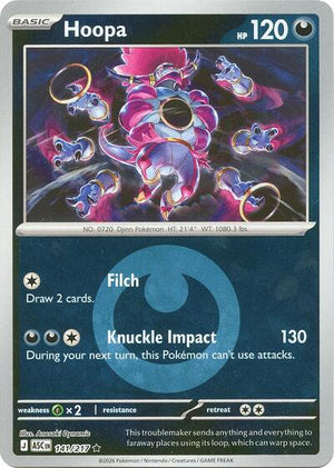 Pokemon TCG - ME: Ascended Heroes - Hoopa - 141/217 - Energy Symbol Reverse Holofoil