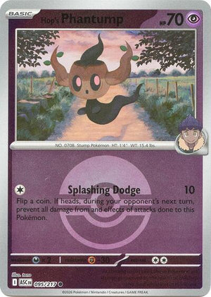 Pokemon TCG - ME: Ascended Heroes - Hop's Phantump - 095/217 - Poke Ball Reverse Holofoil