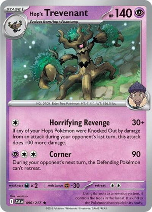 Pokemon TCG - ME: Ascended Heroes - Hop's Trevenant - 096/217 - Holofoil