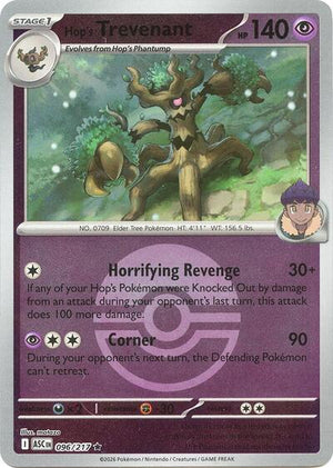 Pokemon TCG - ME: Ascended Heroes - Hop's Trevenant - 096/217 - Poke Ball Reverse Holofoil