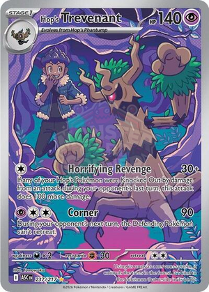 Pokemon TCG - ME: Ascended Heroes - Hop's Trevenant - 237/217 - Holofoil