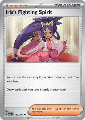 Pokemon TCG - ME: Ascended Heroes - Iris's Fighting Spirit - 190/217