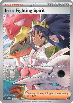 Pokemon TCG - ME: Ascended Heroes - Iris's Fighting Spirit - 292/217 - Holofoil