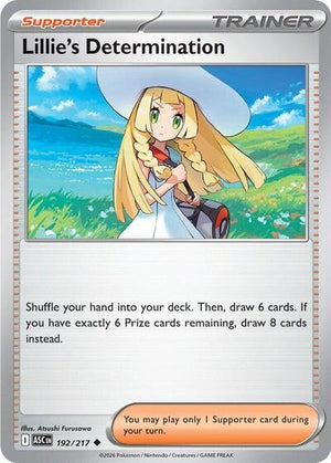 Pokemon TCG - ME: Ascended Heroes - Lillie's Determination - 192/217 - Reverse Holofoil