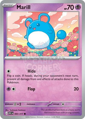 Pokemon TCG - ME: Ascended Heroes - Marill - 083/217
