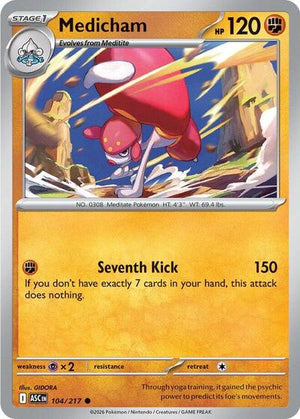 Pokemon TCG - ME: Ascended Heroes - Medicham - 104/217