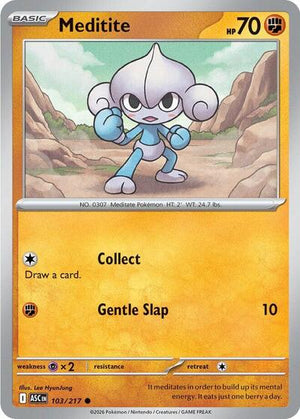 Pokemon TCG - ME: Ascended Heroes - Meditite - 103/217