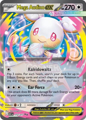 Pokemon TCG - ME: Ascended Heroes - Mega Audino ex - 172/217 - Holofoil