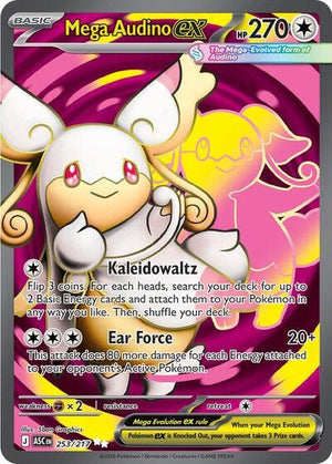 Pokemon TCG - ME: Ascended Heroes - Mega Audino ex - 253/217 - Holofoil