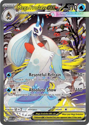 Pokemon TCG - ME: Ascended Heroes - Mega Froslass ex - 275/217 - Holofoil