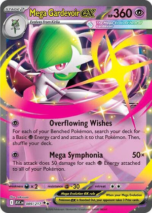 Pokemon TCG - ME: Ascended Heroes - Mega Gardevoir ex - 089/217 - Holofoil