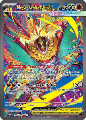 Pokemon TCG - ME: Ascended Heroes - Mega Hawlucha ex - 283/217 - Holofoil