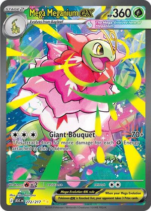 Pokemon TCG - ME: Ascended Heroes - Mega Meganium ex - 272/217 - Holofoil
