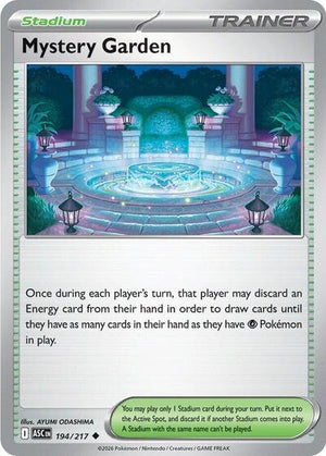 Pokemon TCG - ME: Ascended Heroes - Mystery Garden - 194/217 - Reverse Holofoil