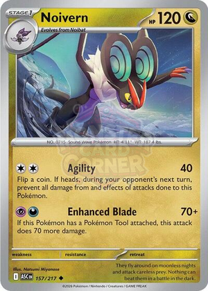 Pokemon TCG - ME: Ascended Heroes - Noivern - 157/217