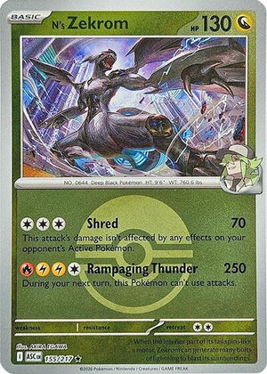 Pokemon TCG - ME: Ascended Heroes - N's Zekrom - 155/217 - Reverse Holofoil