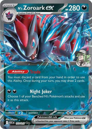 Pokemon TCG - ME: Ascended Heroes - N's Zoroark ex - 137/217 - Holofoil