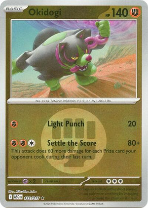 Pokemon TCG - ME: Ascended Heroes - Okidogi - 122/217 - Energy Symbol Reverse Holofoil