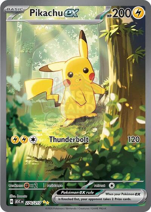 Pokemon TCG - ME: Ascended Heroes - Pikachu ex - 276/217 - Holofoil