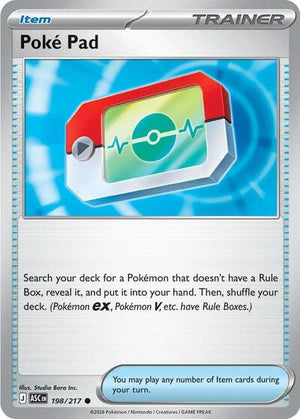 Pokemon TCG - ME: Ascended Heroes - Poke Pad - 198/217