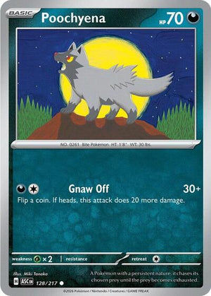 Pokemon TCG - ME: Ascended Heroes - Poochyena - 128/217