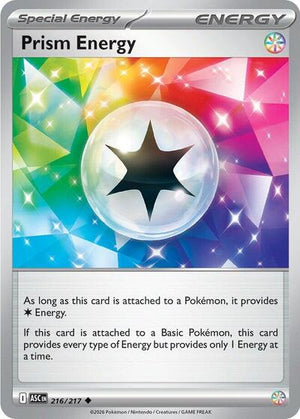 Pokemon TCG - ME: Ascended Heroes - Prism Energy - 216/217 - Reverse Holofoil