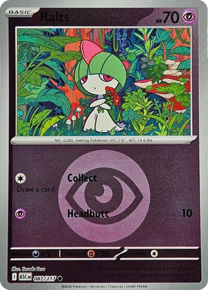 Pokemon TCG - ME: Ascended Heroes - Ralts - 087/217 - Reverse Holofoil
