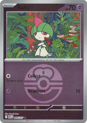 Pokemon TCG - ME: Ascended Heroes - Ralts - 087/217 - Love Ball Reverse Holofoil