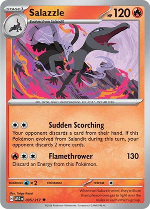 Pokemon TCG - ME: Ascended Heroes - Salazzle - 035/217