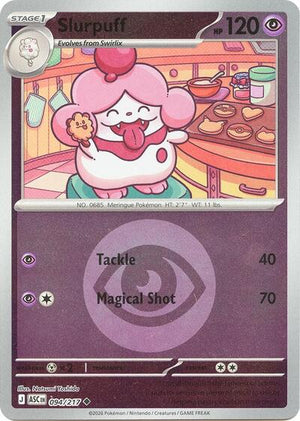 Pokemon TCG - ME: Ascended Heroes - Slurpuff - 094/217 - Energy Symbol Reverse Holofoil