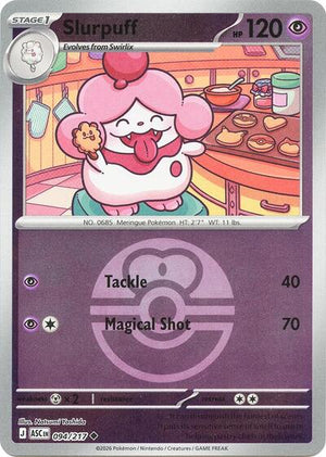 Pokemon TCG - ME: Ascended Heroes - Slurpuff - 094/217 - Love Ball Reverse Holofoil
