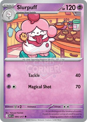 Pokemon TCG - ME: Ascended Heroes - Slurpuff - 094/217
