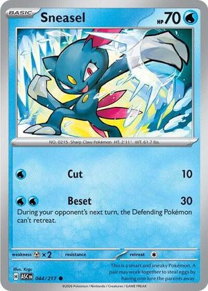 Pokemon TCG - ME: Ascended Heroes - Sneasel - 044/217