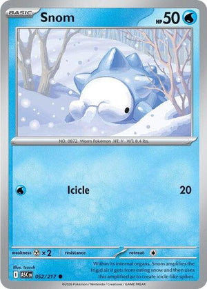 Pokemon TCG - ME: Ascended Heroes - Snom - 052/217