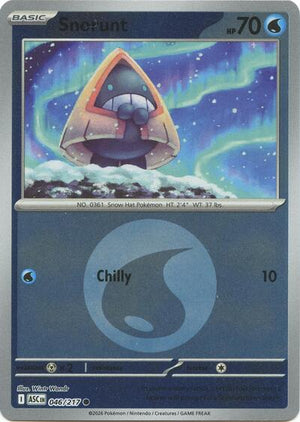 Pokemon TCG - ME: Ascended Heroes - Snorunt - 046/217 - Energy Symbol Reverse Holofoil