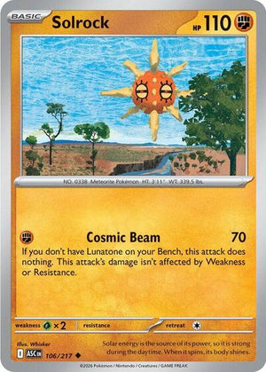 Pokemon TCG - ME: Ascended Heroes - Solrock - 106/217
