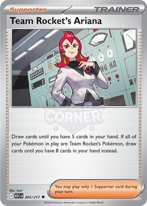 Pokemon TCG - ME: Ascended Heroes - Team Rocket's Ariana - 202/217