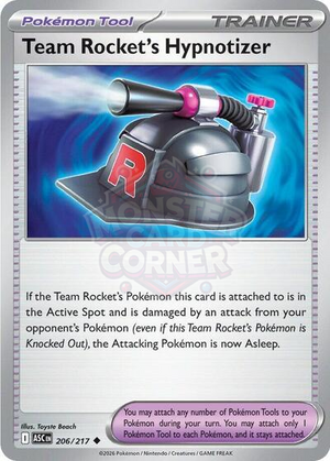 Pokemon TCG - ME: Ascended Heroes - Team Rocket's Hypnotizer - 206/217