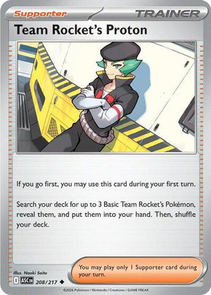 Pokemon TCG - ME: Ascended Heroes - Team Rocket's Proton - 208/217