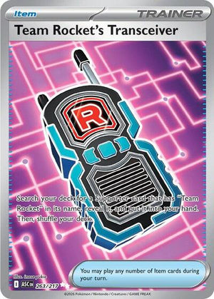 Pokemon TCG - ME: Ascended Heroes - Team Rocket's Transceiver - 263/217 - Holofoil