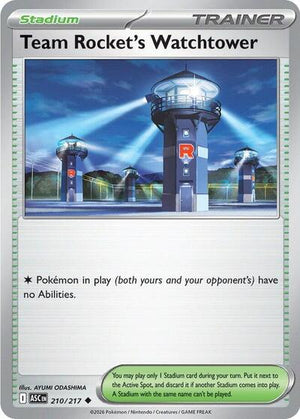 Pokemon TCG - ME: Ascended Heroes - Team Rocket's Watchtower - 210/217 - Reverse Holofoil