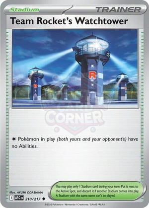Pokemon TCG - ME: Ascended Heroes - Team Rocket's Watchtower - 210/217