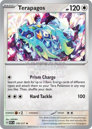Pokemon TCG - ME: Ascended Heroes - Terapagos - 178/217 - Holofoil