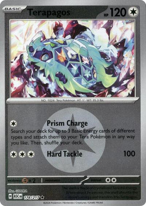 Pokemon TCG - ME: Ascended Heroes - Terapagos - 178/217 - Energy Symbol Reverse Holofoil